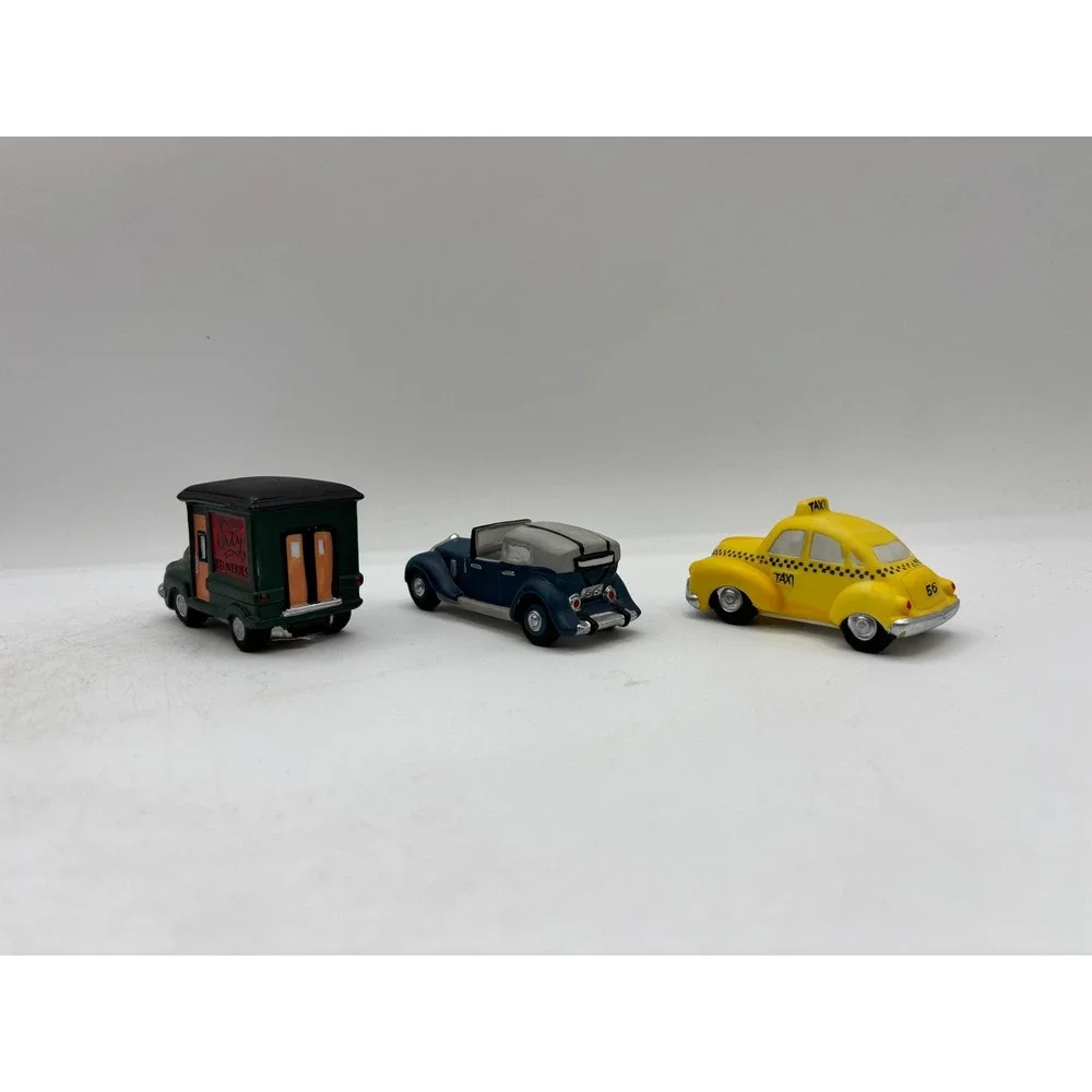 Department 56 1987 Vintage Heritage Village Auto Accessories Set of 3 5964-1 EUC
